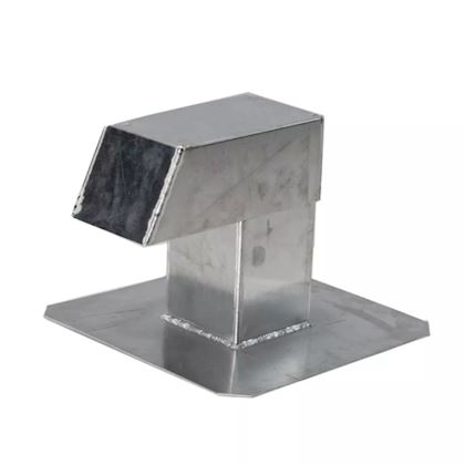 Dakdoorvoer aluminium SINGLE 120mm